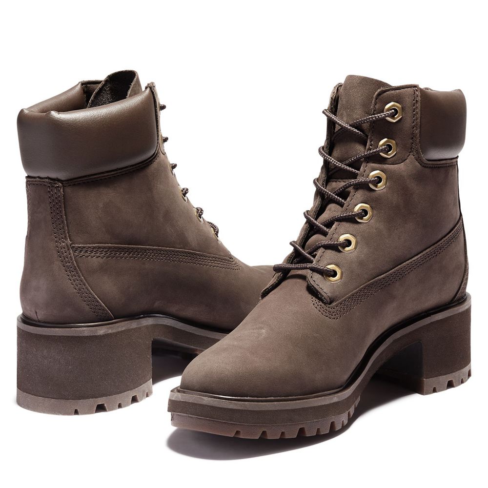 Bocanci 6-Inch Timberland Dama Maro Inchis - Kinsley Waterproof - Romania - EFMWPN357